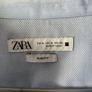 Zara collarless men’s button up